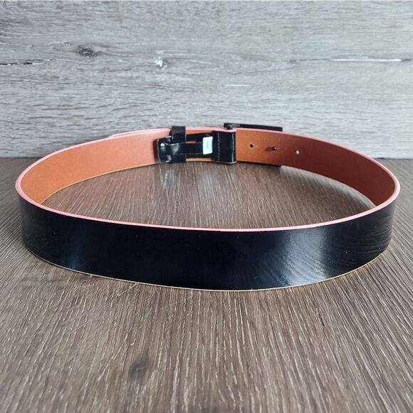 Puma Patent Leather Black Belt Medium - Picture 2 of 8